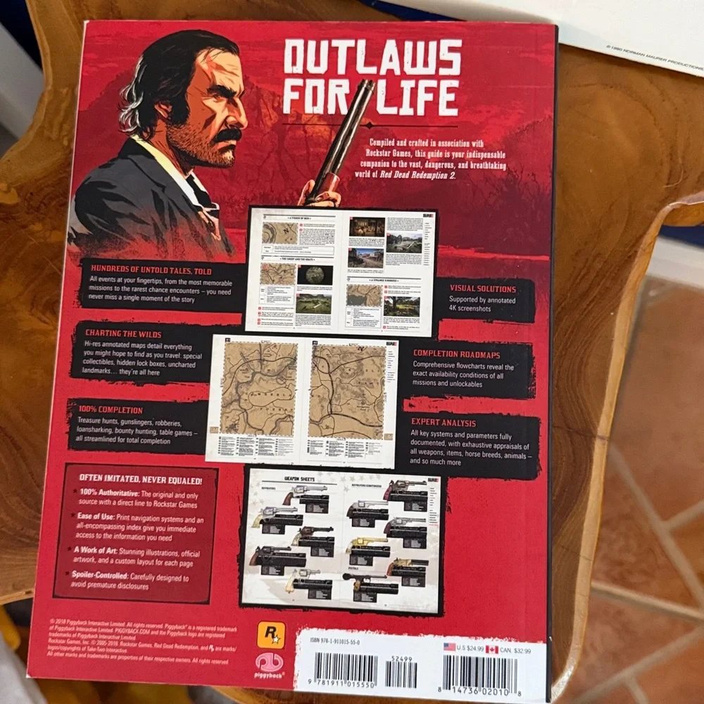 Red Dead Redemption II The Complete Official Paperback Guide by Piggyback